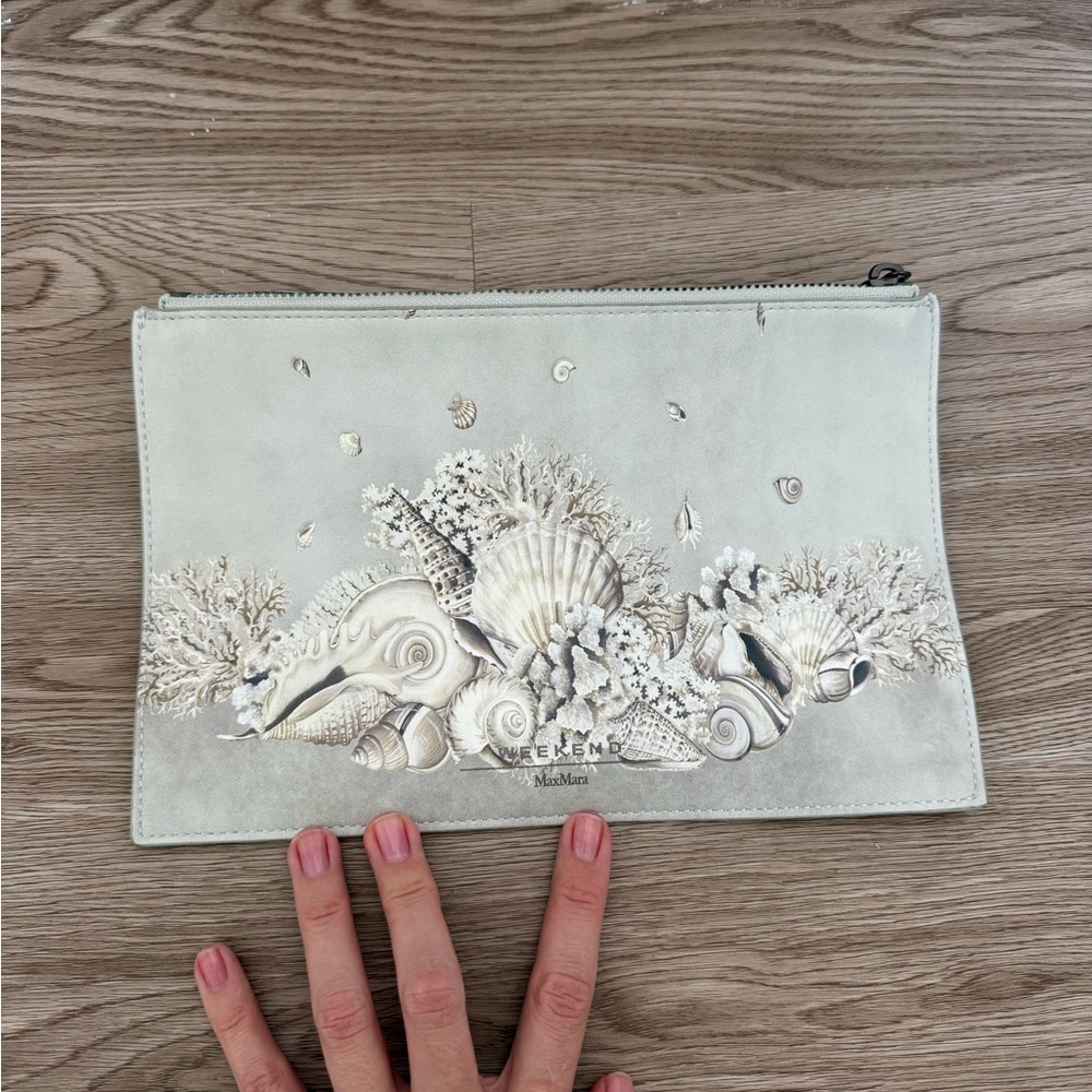 Weekend Max Mara Floral Embroidered Clutch